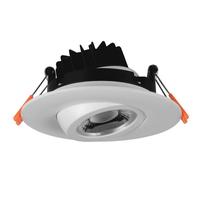 Nicor 4" 12 watt 120 volt CCT Selectable LED Gimbal Recessed Downlight