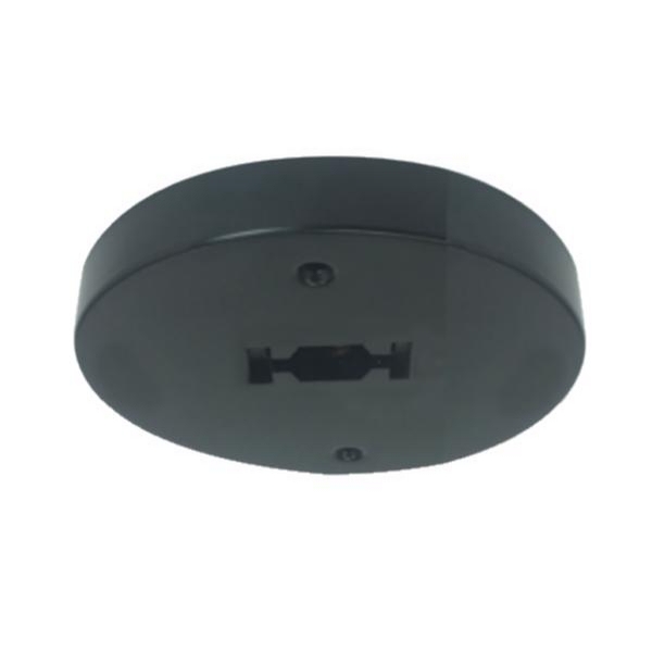 4" Black Round Monopoint for LED Track Heads