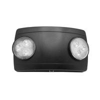 Nora Lighting Compact Dual Head 120/277 volt Black LED Emergency Light 