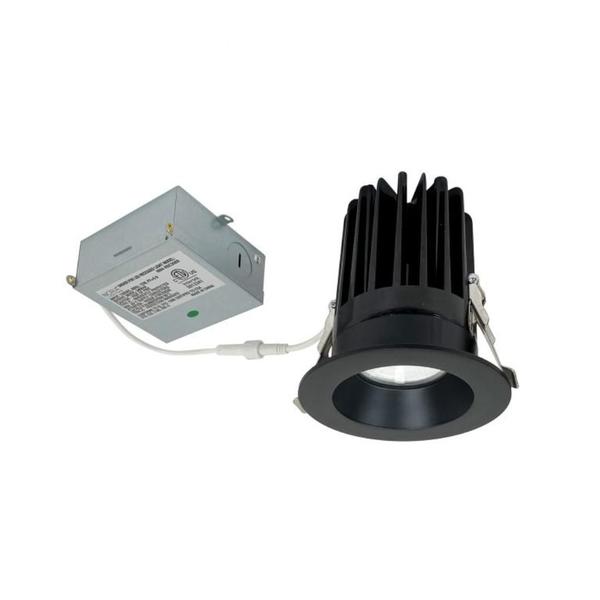 4" 15 watt 120 volt 2700K Warm White Matte Black LED Recessed Downlight