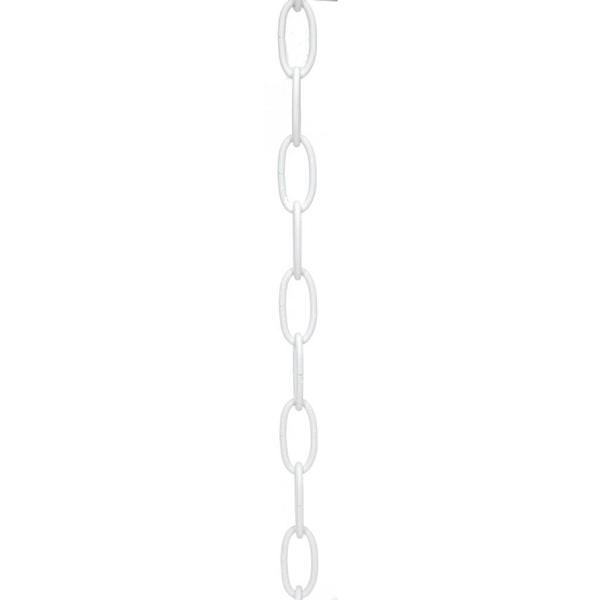 3' White Chain