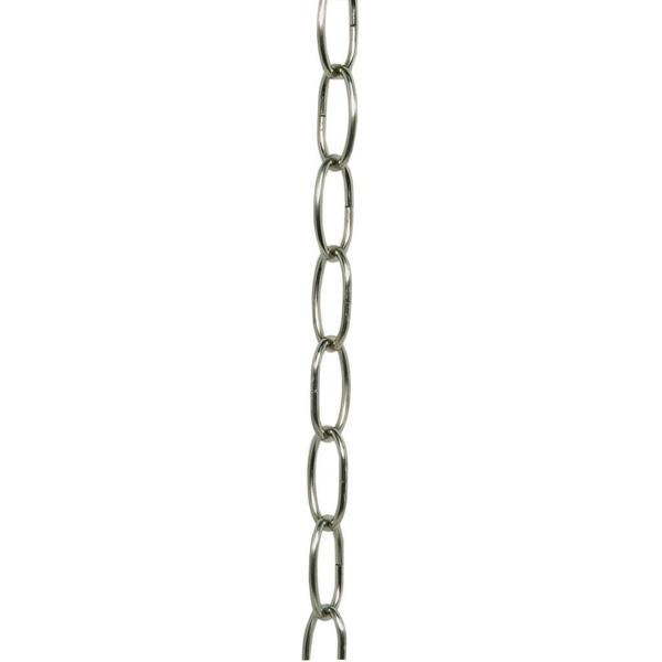 3' Polished Chrome Chain