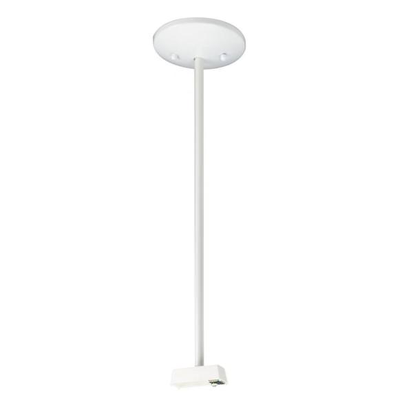 24" White Finish Track Pendant Kit