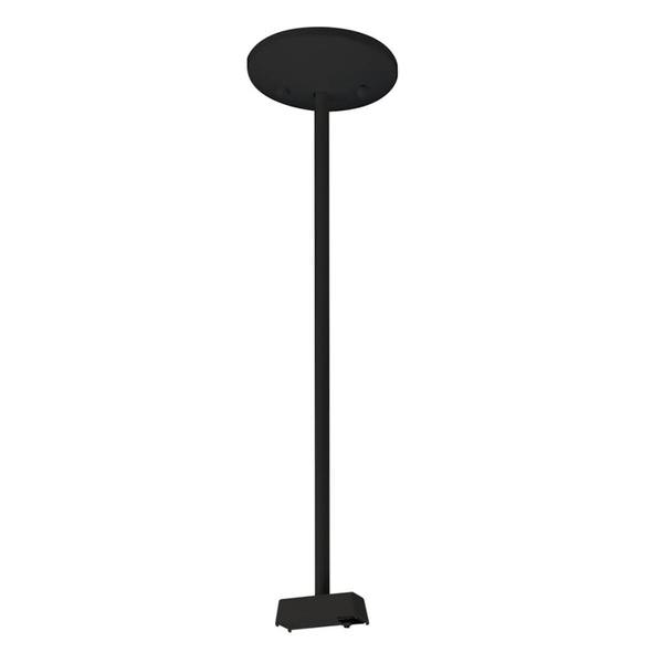 24" Black Finish Track Pendant Kit