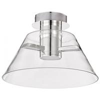 Nuvo Lighting 14" 12 watt 120 volt 3000K Natural White Polished Nickel LED Flush Mount Light Fixture