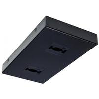 Nuvo Lighting Black Rectangular Double Monopoint Adapter