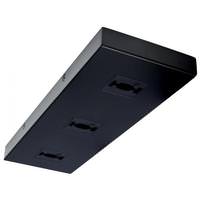 Nuvo Lighting Black Rectangular Triple Monopoint Adapter