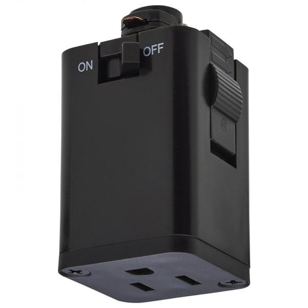 Outlet Track Adapter Brown Finish