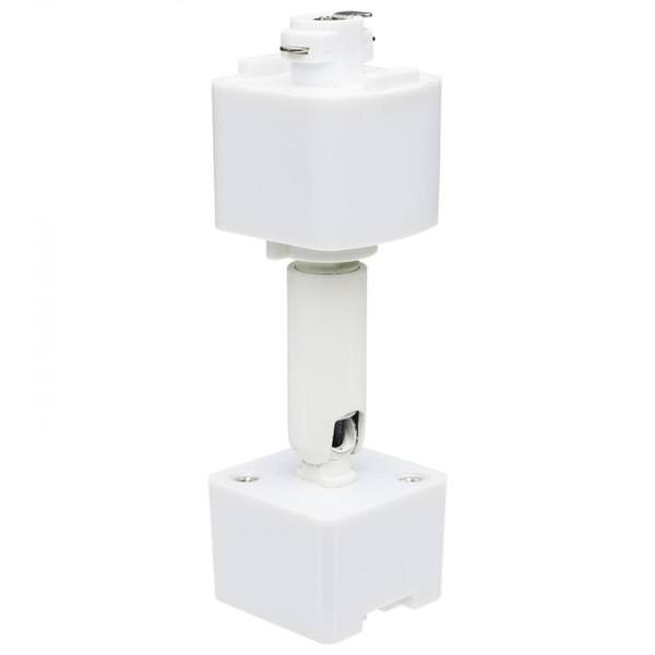 White Sloped Ceiling Track Adapter
