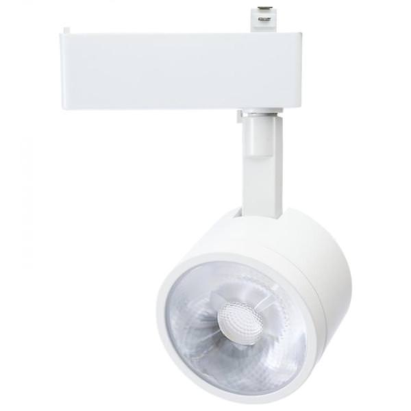 12 watt 120 volt CCT Selectable RGBTW Matte White LED Track Head