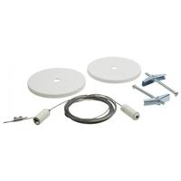 Nuvo Lighting White Track Suspension Aircraft Cable