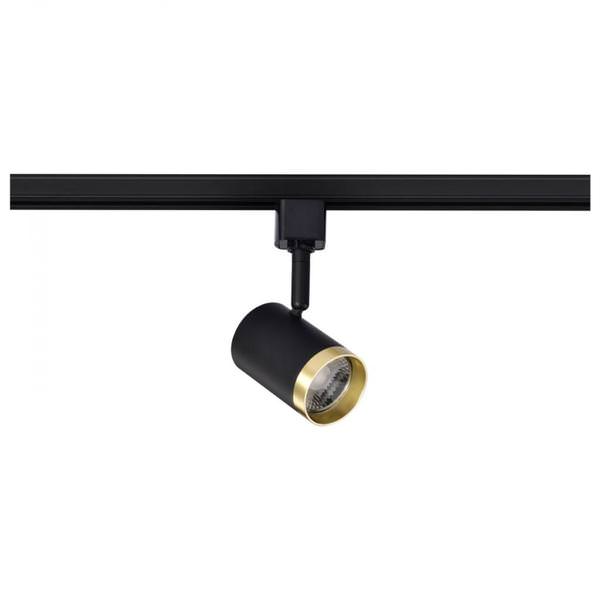 12 watt 120 volt 3000K Natural White Matte Black / Brushed Brass LED Track Head