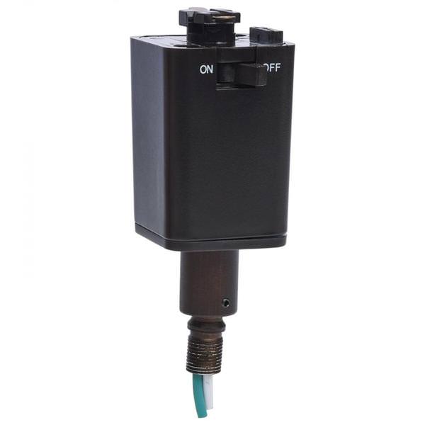 Stem Hung Brown Pendant Track Adapter 