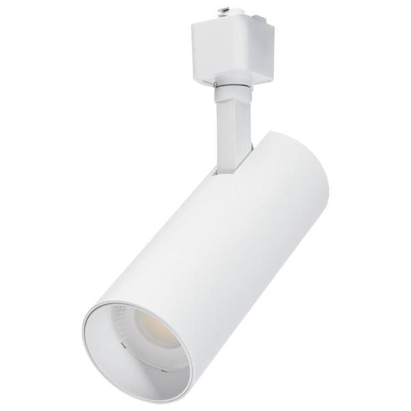 20 watt CCT Selectable Matte White LED Track Head