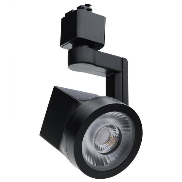 12 watt 3000K Natural White Black LED Track Head