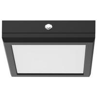 Nuvo Lighting 7" 11 watt 120 volt CCT Selectable Black Square Blink Pro Battery Backup