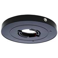 Nuvo Lighting 9" 120 volt Black Round Blink Pro Battery Backup
