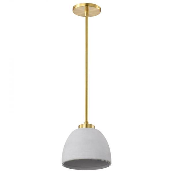 1 Lamp 120 volt Brushed Brass Indoor Mini Pendant Fixture