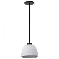 View 8" 1 Light 120 volt Matte Black Mini Pendant Light Fixture