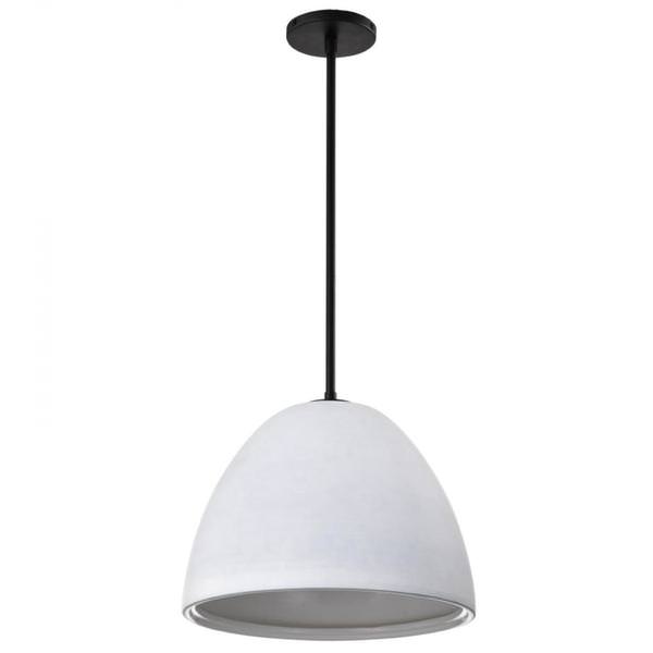 14" 1 Light 120 volt Matte Black Pendant Light Fixture