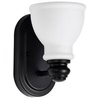 Nuvo Lighting 1 Light 120 volt Matte Black Satin White Glass Indoor