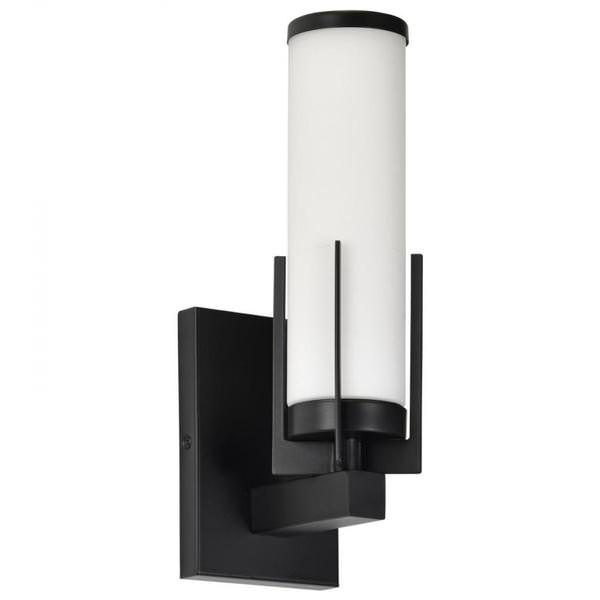1 Light 120 volt Matte Black Vanity Light Fixture