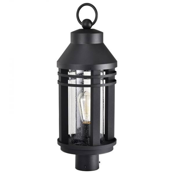 1 Light 120 volt Matte Black Post Top Lantern