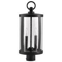 Nuvo Lighting 2 Light 120 volt Matte Black Post Top Lantern