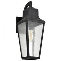 View 1 Lamp 120 volt Matte Black Wall Lantern Light Fixture