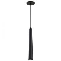 Nuvo Lighting 16" 12 watt 120 volt 3000K Natural White Matte Black Melrose LED Pendant Light Fixture