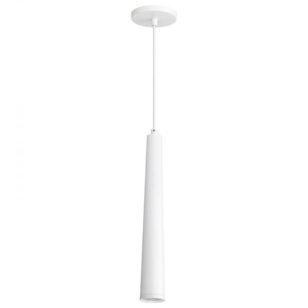 16" 12 watt 120 volt - 3000K Natural White Matte White Melrose LED Pendant Light Fixture