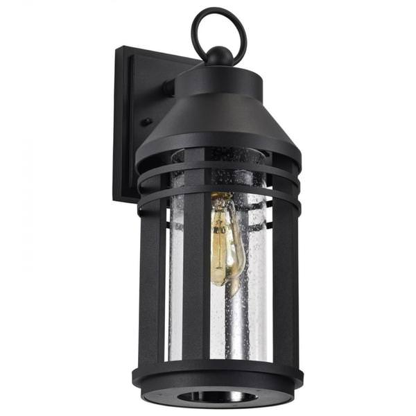 1 Light 120 volt Matte Black Wall Lantern