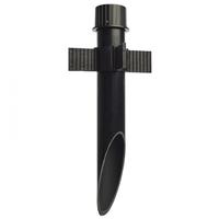 Nuvo Lighting 3" Matte Black PVC Mounting Post