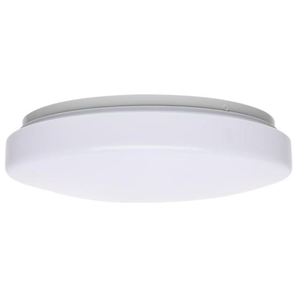 11" 16 watt 120/277 volt CCT Selectable White LED Flush Mount Fixture