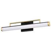 View 24" 26 watt 120 volt 3000K Natural White Matte Black Solano Indoor LED Vanity Light Fixture