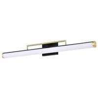 View 36" 39 watt 120 volt 3000K Natural White Matte Black Solano LED Vanity Light Fixture