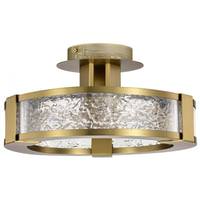 Nuvo Lighting 13" 30 watt 120/277 volt 3000K Natural White Vintage Brass