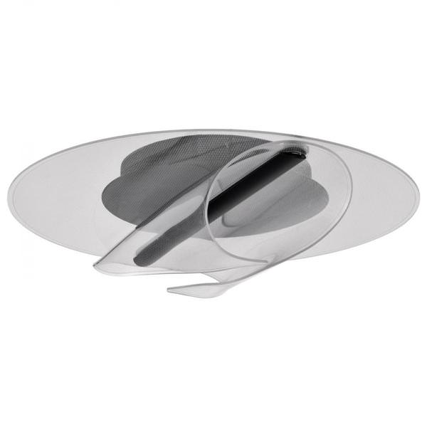 18" 24 watt 120 volt 3000K Natural White Matte Black LED Flush Mount Fixture