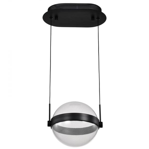 24 watt 120 volt 3000K Natural White Matte Black LED Pendant Light Fixture