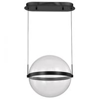 Nuvo Lighting 16" 39 watt 120 volt 3000K Natural White Matte Black LED Pendant Light Fixture
