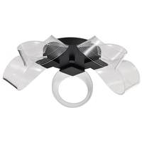 Nuvo Lighting 21" 24 watt 120 volt 3000K Natural White Matte Black LED Flush Mount Light Fixture