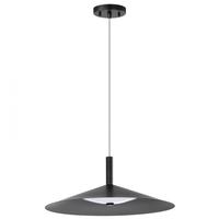 Nuvo Lighting 18" 25 watt 120 volt CCT Selectable Matte Black Indoor LED Pendant