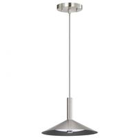 View 10" 18 watt 120 volt CCT Selectable Brushed Nickel LED Pendant