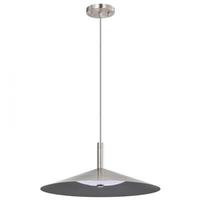 View 18" 25 watt 120 volt CCT Selectable Brushed Nickel LED Pendant
