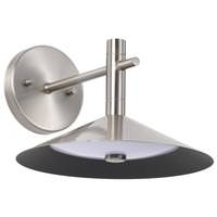 Nuvo Lighting 10" 18 watt 120 volt CCT Selectable Brushed Nickel LED Wall Sconce Light Fixture