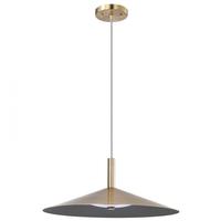 Nuvo Lighting 18" 25 watt 120 volt CCT Selectable Burnished Brass LED Pendant