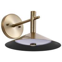 Nuvo Lighting 10" 18 watt 120 volt CCT Selectable Burnished Brass LED Wall Sconce Light Fixture