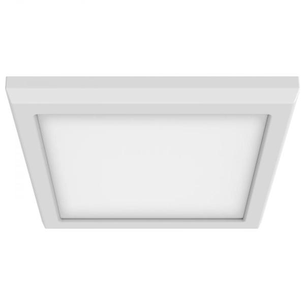 7" 11 watt 120/277 volt 3000K Natural White Square LED Flush Mount Fixture