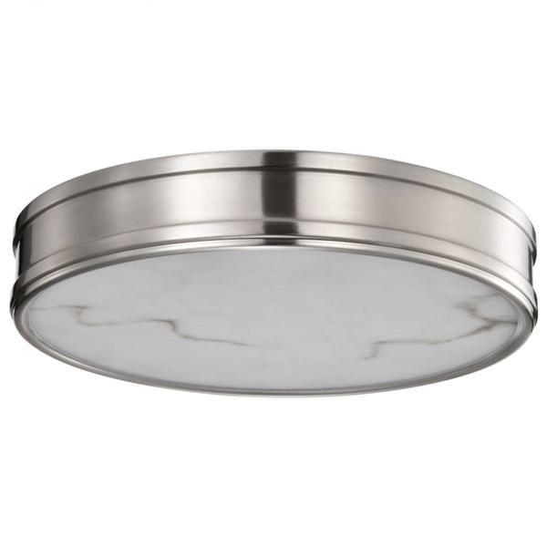 14" 25 watt 120 volt CCT Selectable Brushed Nickel LED Flush Mount Light Fixture