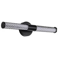 Nuvo Lighting 15 watt 120 volt 3000K Natural White Matte Black LED Vanity Light Fixture 